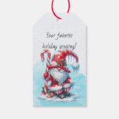 自分だけのハッピーキャンディケインクリスマスノームを作ろう ギフトタグ (裏面)