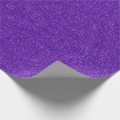 自分だけのパープルグリッターを作成 ラッピングペーパー (角)