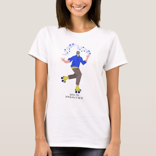 自分だけのビートを刻め Tシャツ (正面)