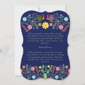 自分だけのフォークアート招待状をデザインしよう - どんなイベントにも 招待状 (正面)