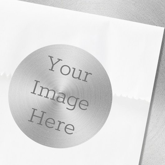 自分だけのブラシ メタリック シルバー ラジアルを作成 ラウンドシール