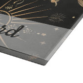 自分だけのブラック＆ゴールドの天界の魔法の目を作れ カッティングボード (角)