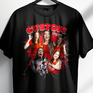 自分だけのブートレグフォト ブートレグラップ Tシャツ