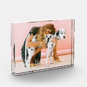 自分だけのペット愛好家の宝石フォトを作成 フォトブロック (左)