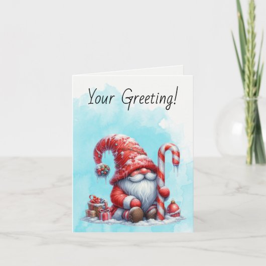 自分だけのホリデー ペッパーミント クリスマス ノームを作ろう (正面)