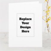 自分だけのホワイトを作成 カード (黄色い花)