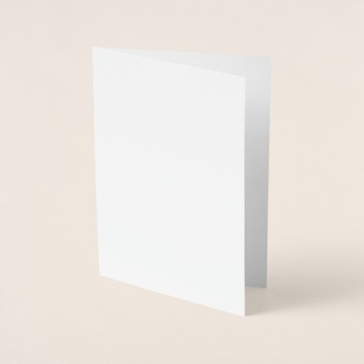 自分だけのホワイトを作成 箔カード (正面)