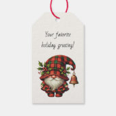 自分だけのホーリークリスマスプレイドのノームを作ろう ギフトタグ (裏面)