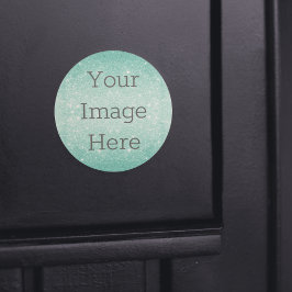 自分だけのメタリックアクアブルーのグリッターダストを作成 ラウンドシール