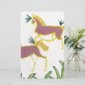 自分だけのユニコーン フラワーパワー キュート エステティック を作り上げろ 便箋 (スタンド正面)