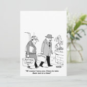 自分だけのユーモア溢れる結婚式招待状をカスタマイズ 招待状 (スタンド正面)