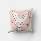 自分だけのレトロうさぎオレンジクリスマスを作ろう クッション (裏面)