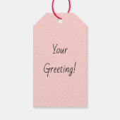 自分だけのレトロなうさぎオレンジクリスマスを作ろう ギフトタグ (裏面)