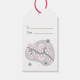 自分だけのレトロなストリングライトでクリスマスを飾ろう ギフトタグ