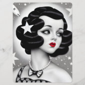 自分だけのレトロな女性を作成 メニュー (裏面)