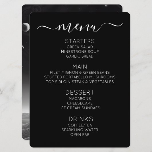 自分だけのレトロな宇宙シーンを作成 メニュー (正面/裏面)