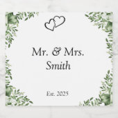 自分だけのワインボトルラベルを作る スパークリングワインラベル (シングルラベル)