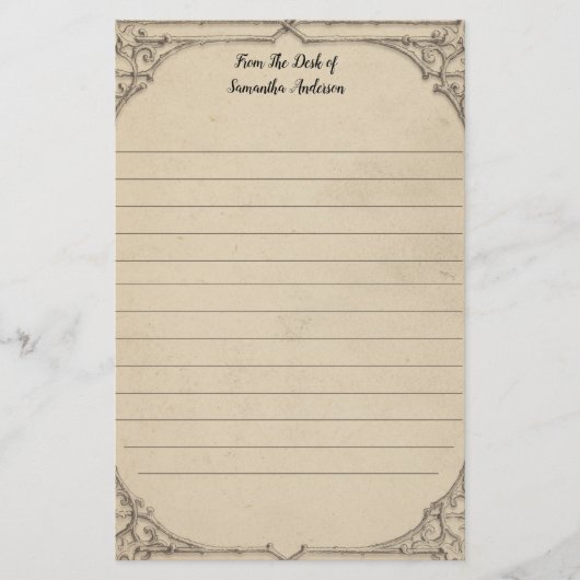 自分だけのヴィンテージクラシックステーショナリー 便箋 (正面)