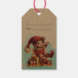自分だけのヴィンテージクリスマス・ノームのプレゼントを作ろう ギフトタグ
