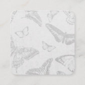 自分だけのヴィンテージ蝶柄を作成 エンクロージャーカード (裏面)