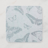 自分だけのヴィンテージ蝶柄を作成 エンクロージャーカード (裏面)