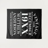 自分だけのヴィンテージ エイジド トゥ パーフェクション タペストリー (正面(横))