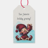 自分だけのヴィンテージ スイート クリスマス ノームを作ろう ギフトタグ (裏面)