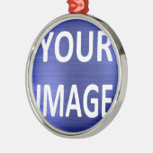 自分だけの丸型写真セラミックオーナメントを作ろう メタルオーナメント (左)