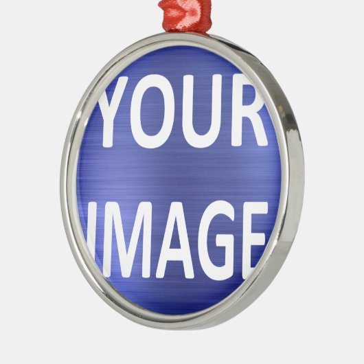 自分だけの丸型写真セラミックオーナメントを作ろう メタルオーナメント (左)