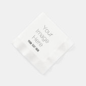 自分だけの写真とテキストのオリジナルパーティーペーパーを作成 縁ありカクテルナプキン (角)