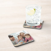 自分だけの写真をカスタマイズした両面デザイン コースター (右側)