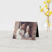 自分だけの写真をデザイン カード (黄色い花)