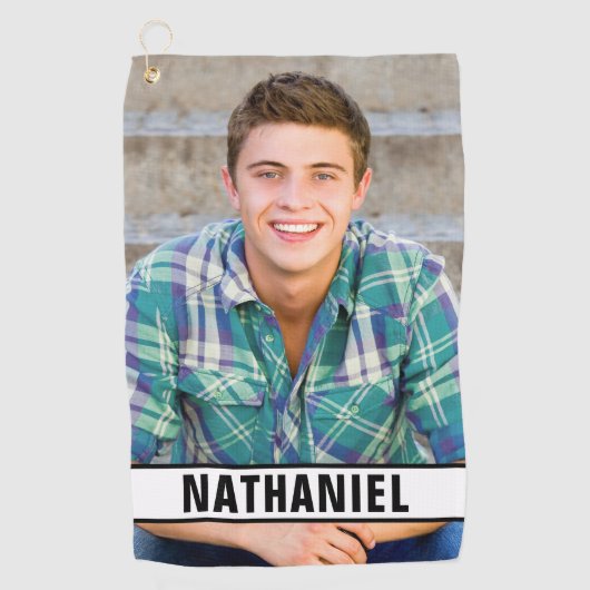 自分だけの写真を作成 ゴルフタオル (正面)