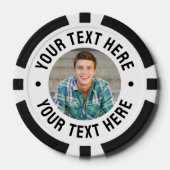 自分だけの写真を作成 ポーカーチップ (正面)