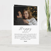 自分だけの写真コラージュ折り紙グリーティングカードを作ろう カード (裏面)