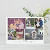 自分だけの写真コラージュ カードを作成 - オリジナルカード 招待状 (スタンド正面)