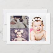 自分だけの写真コラージュ カードを作成 - オリジナルカード 招待状 (裏面)