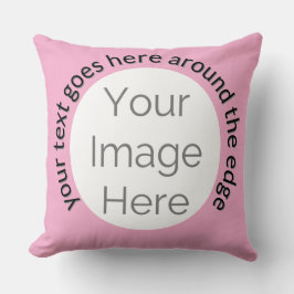 自分だけの写真ピンクスロー Pillowを作ろう クッション