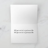 自分だけの写真入りグリーティングカードを作ろう カード (内部)