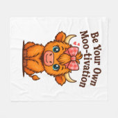 自分だけの刺激になる フリースブランケット (正面(横))