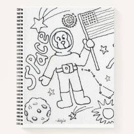 自分だけの宇宙に色を塗ろう ノートブック
