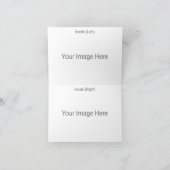 自分だけの小さな4" x 5.6" 折りたたみ式内側 サンキューカード (内部)