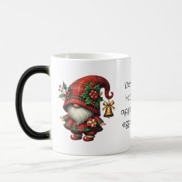 自分だけの幸せなクリスマスのプレイドのノームを作ろう モーフィングマグカップ