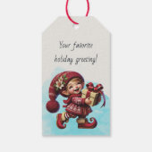 自分だけの幸せなビンテージクリスマスノームを作ろう ギフトタグ (裏面)