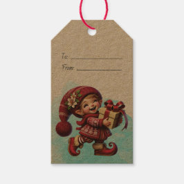 自分だけの幸せなビンテージクリスマスノームを作ろう ギフトタグ