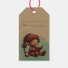 自分だけの幸せな物語を作ろう ヴィンテージクリスマスノーム ギフトタグ