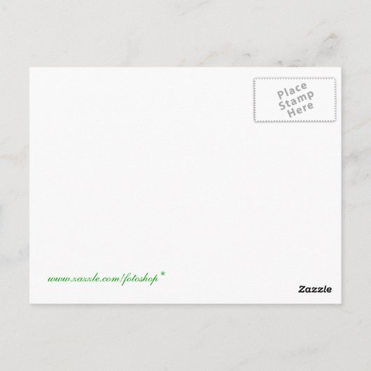 自分だけの感謝の写真を作ろう ポストカード (裏面)