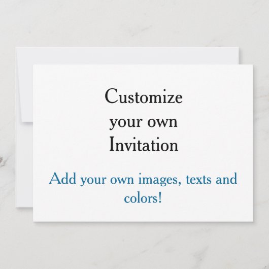 自分だけの招待状をカスタマイズしよう！ 招待状 (正面)