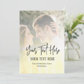 自分だけの招待状を作ろう 招待状 (スタンド正面)