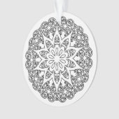 自分だけの曼荼羅を彩ろう - DIYぬり絵ブック1 オーナメント (正面)